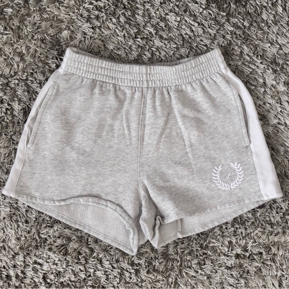 PINK Victoria's Secret Light Gray Athletic Shorts